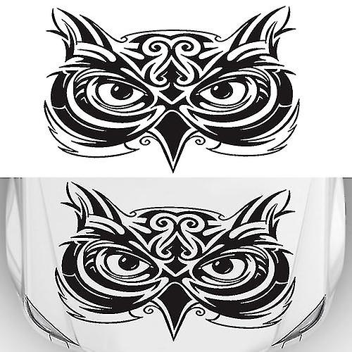 D-921 Eagle Totem Pattern Car Modification Car Decals (black)