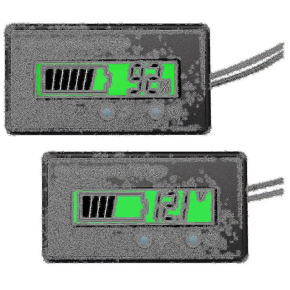 12v 24v 36v 48v 60v 72v 84v Golf Cart Voltage Meter,power Indicator Instrument Display,acid And Lit
