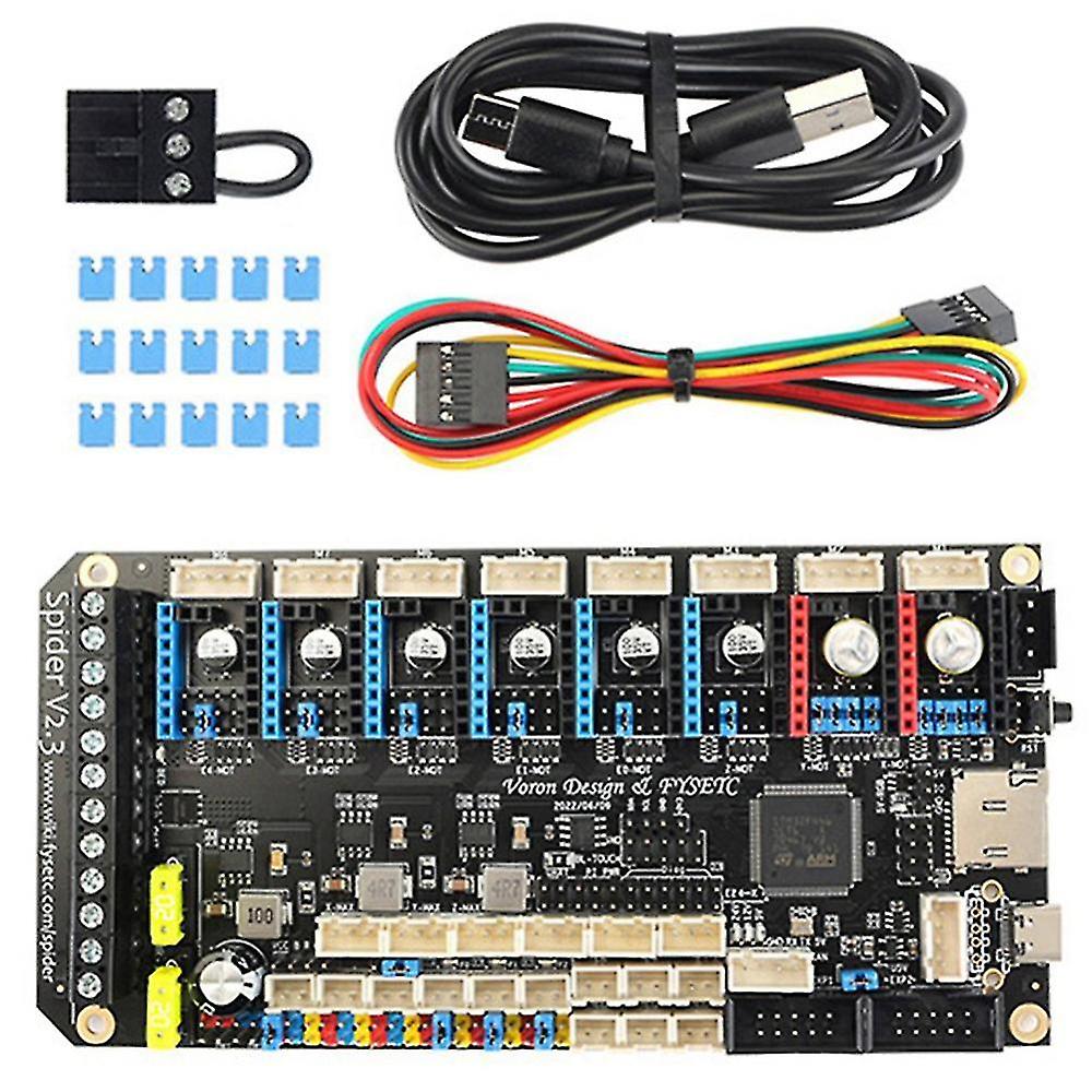 3d Printer Accessories Spider V2.3 Motherboard 32bit Controller Board For Voron 2.4/switchwire 8 Ax