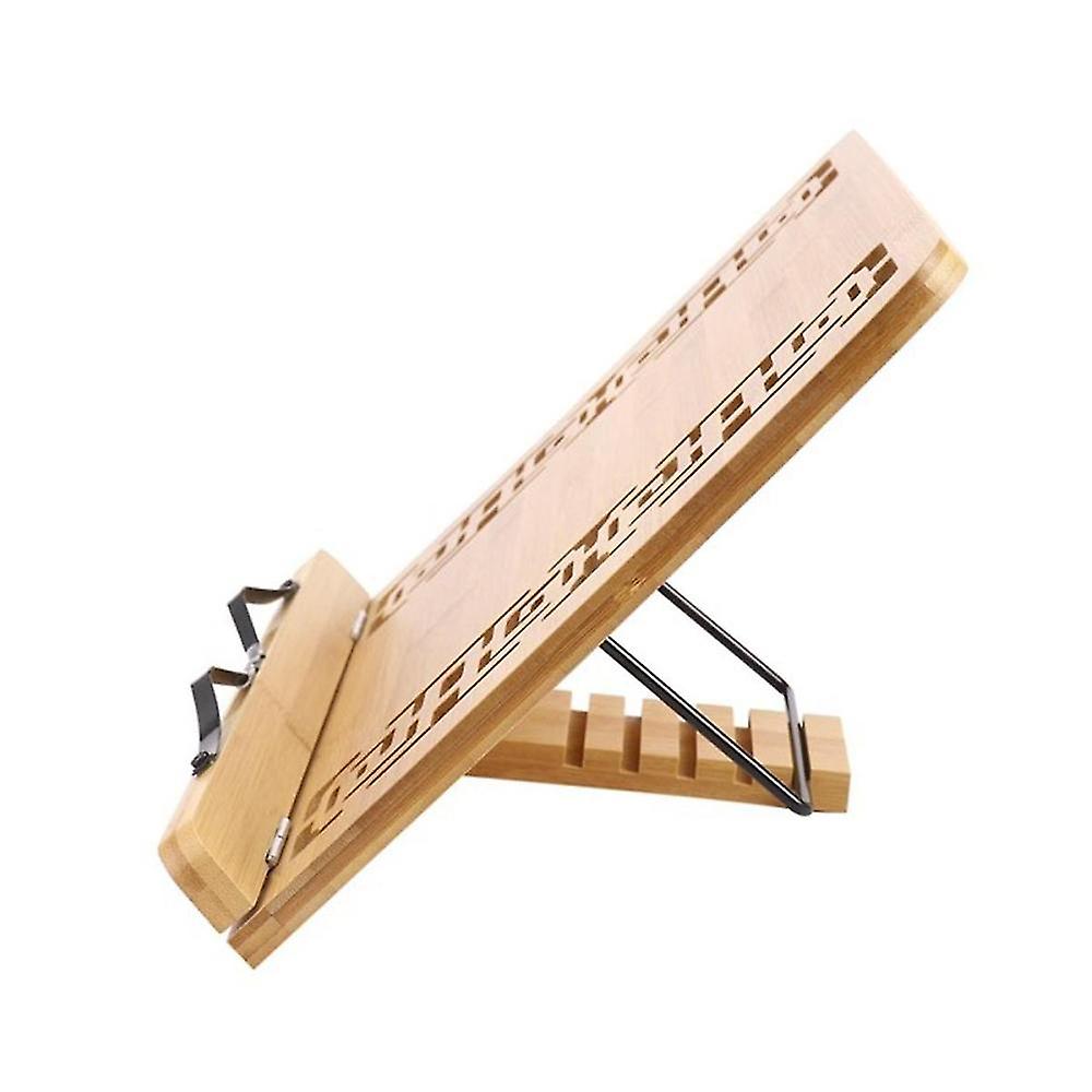 Foldable Tablet Textbook/music File Holder/retro Hollow Elegant Pattern Desk Bookcase