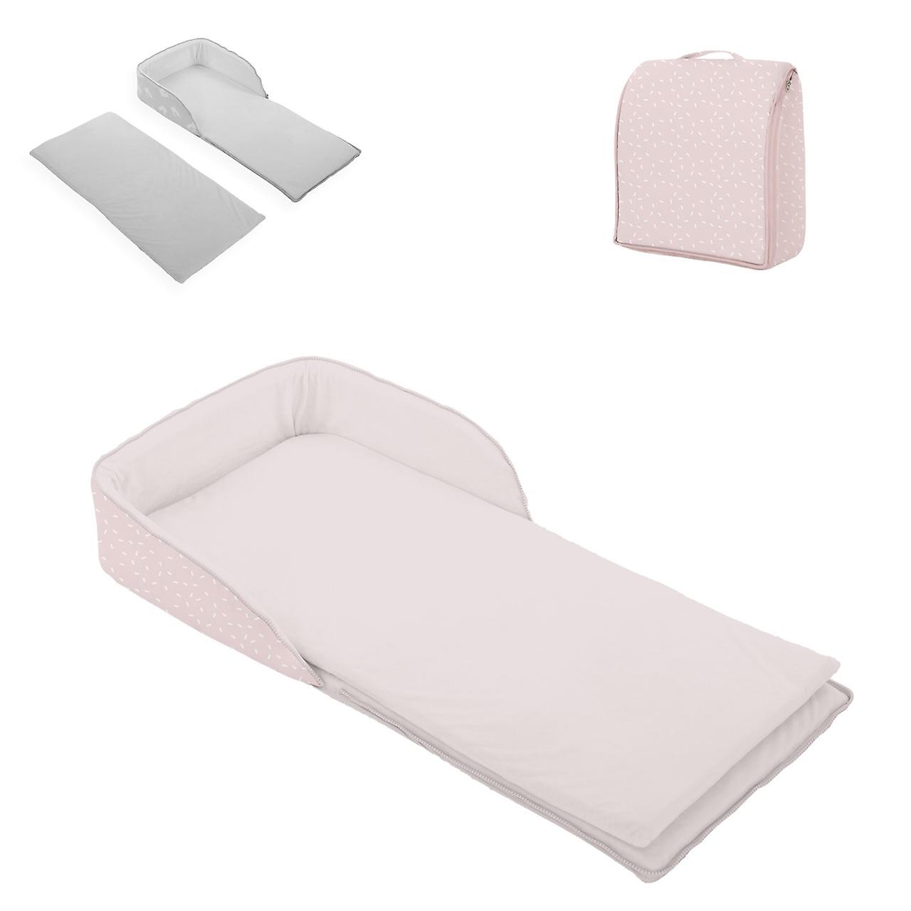 Kikkaboo Przenośne łóżeczko dziecięce 2 w 1 Plecak Materac Regulowane paski Składany