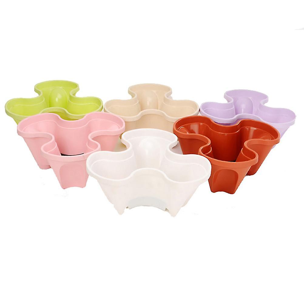 Superimposed 3D Flower Pot Multi Layer Strawberry Basin Plastic Planter