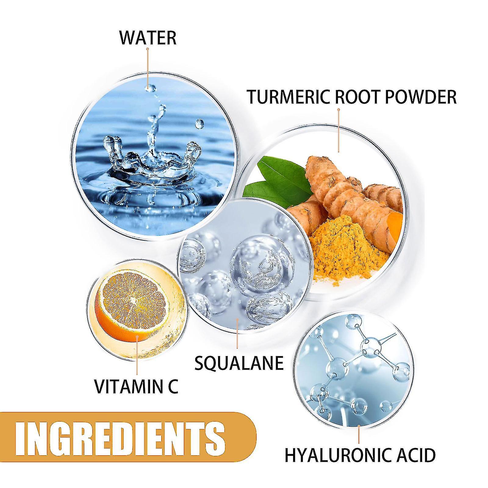 קרם עיניים כורכום מבהיר קמטוטים ועיגולים כהים סביב העיניים, מסיר שקיות עיניים, מונע קמטים, מבהיר את העור, מעניק לחות לאזור העיניים