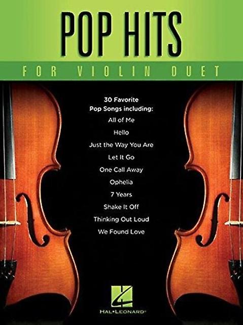 Pop Hits For Violin Duet by Hal Leonard Publishing Corporation Book Book