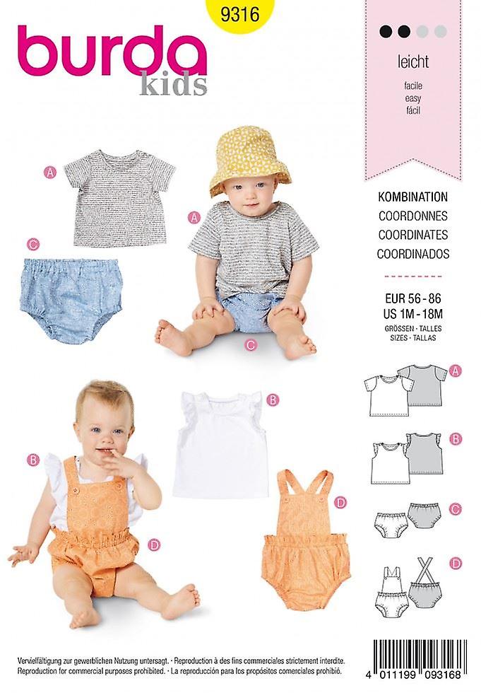Burda Paper Sewing Pattern 9316