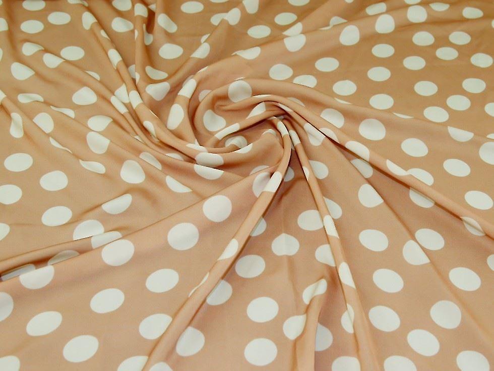 John Kaldor Paris Charmeuse Silky Satin Fabric Blush - per metre