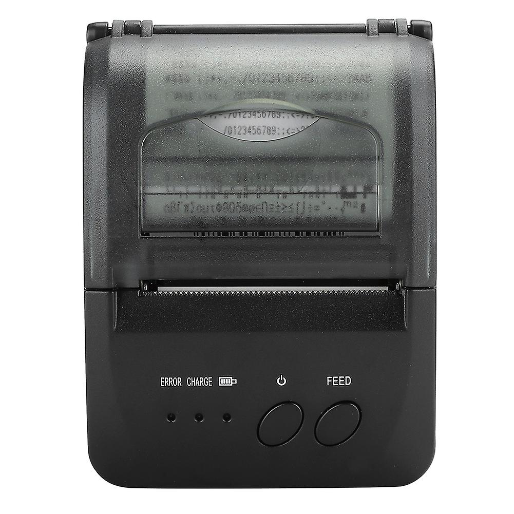 Thermal Printer Wireless Light Weight for Bluetooth / Linux / Android / IOS (100-240V)(EU Plug )