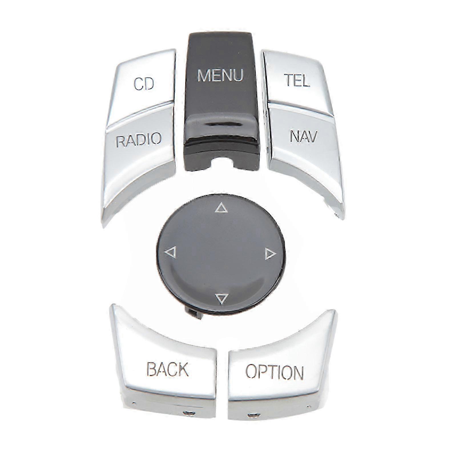 Multimedia Control Button,6Pcs Central Control Multimedia Central Control Multimedia Button Multimedia Knob Button Compact and Lightweight