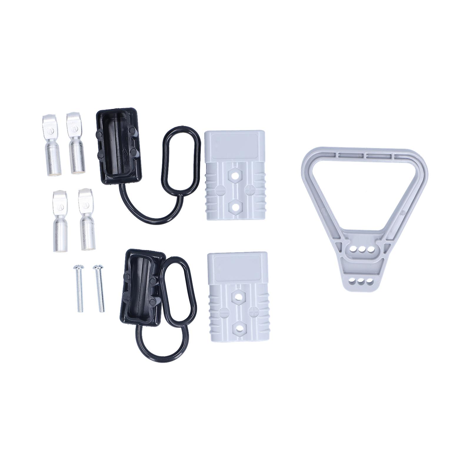 Connector Plug 175A Quick Connect Disconnect Charging Handle Battery Power Tools 600VGrey