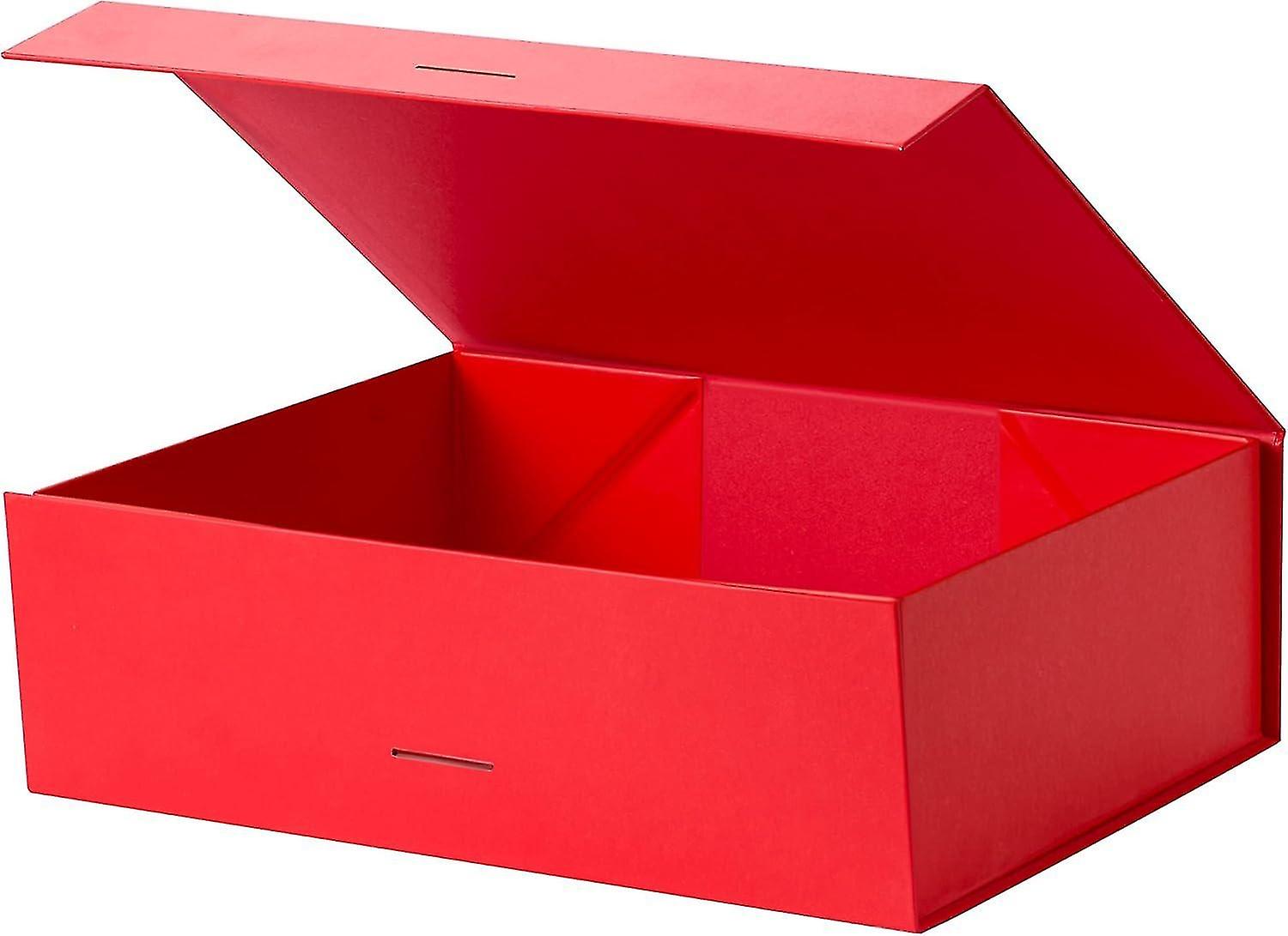 10.5" Large Gift Box With Magnetic Lid And Ribbon