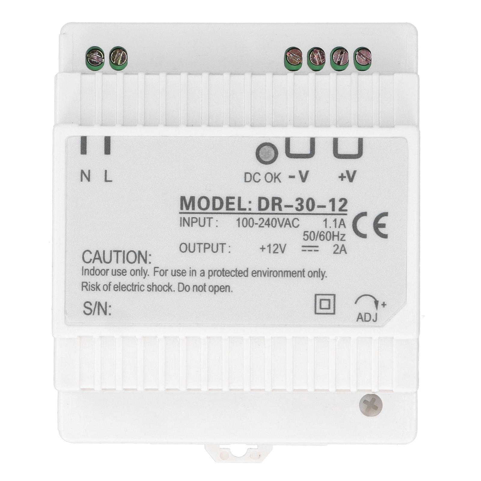 Alimentation à découpage BERM, transformateur de commutation de type rail DIN DR3012 100-240 VCA