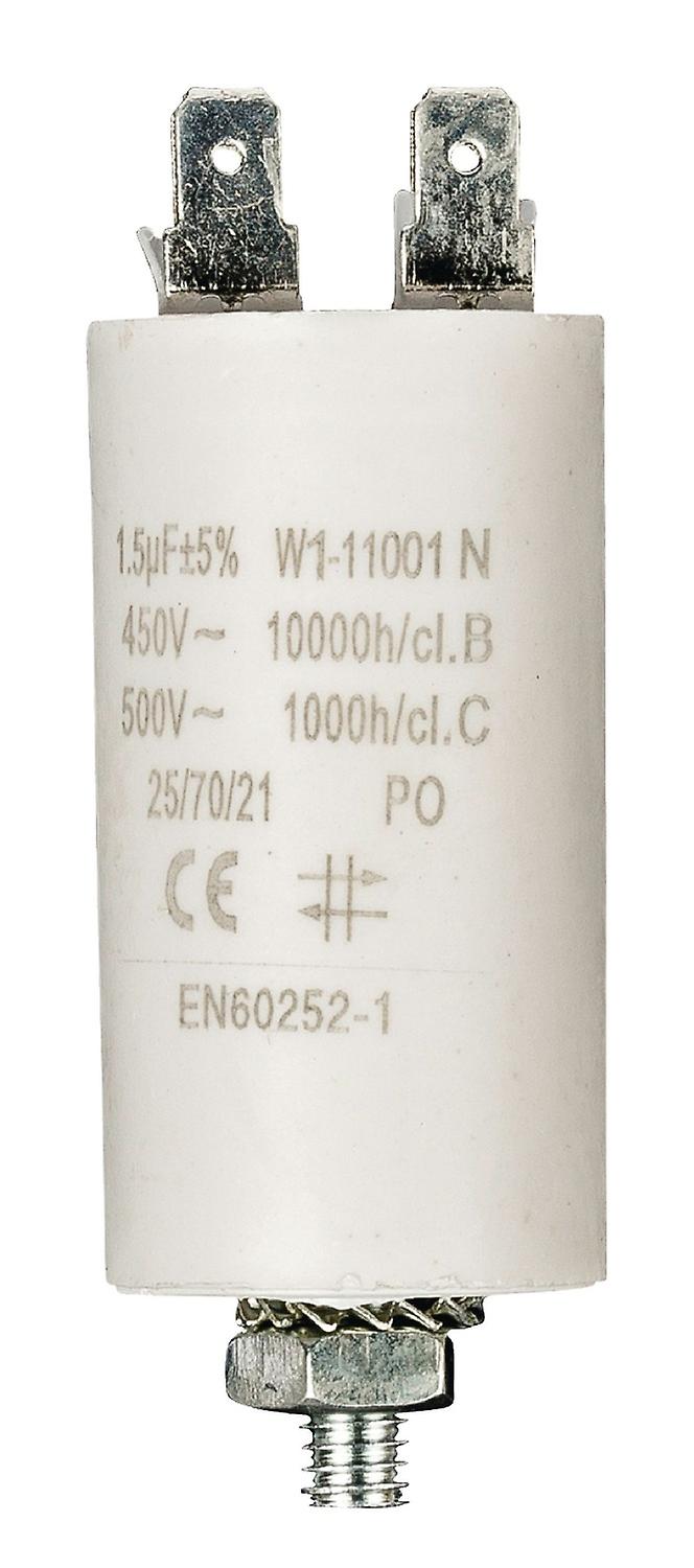 Capacitor 450V + Earth 1.5uf / 450V + Aarde