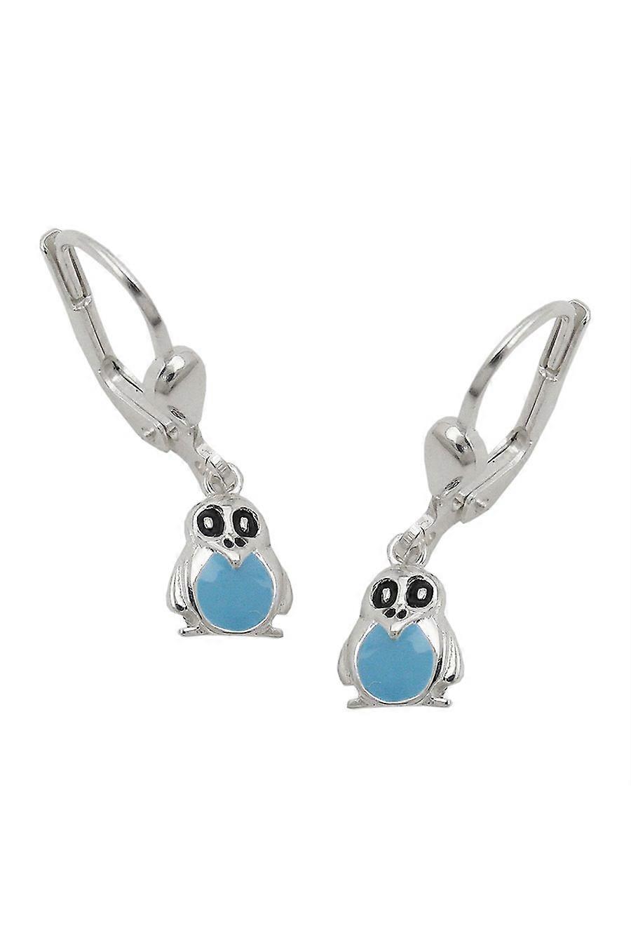 Leverback Earrings Penguin Silver 925 - Gl93633