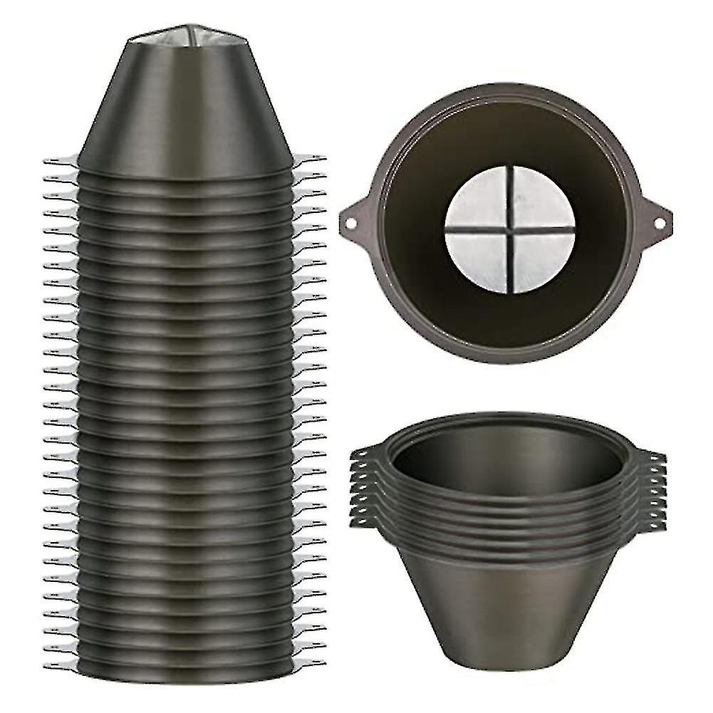 30 Pcs Paint Filter 100 Mm Plastic Paint Strainer With Fine Nylon Mesh Reusable Industrial Nylon Me_fs