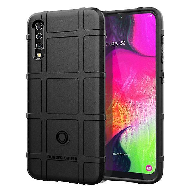 Durable Shockproof Protective Shell Case for Samsung Galaxy A70 - Black
