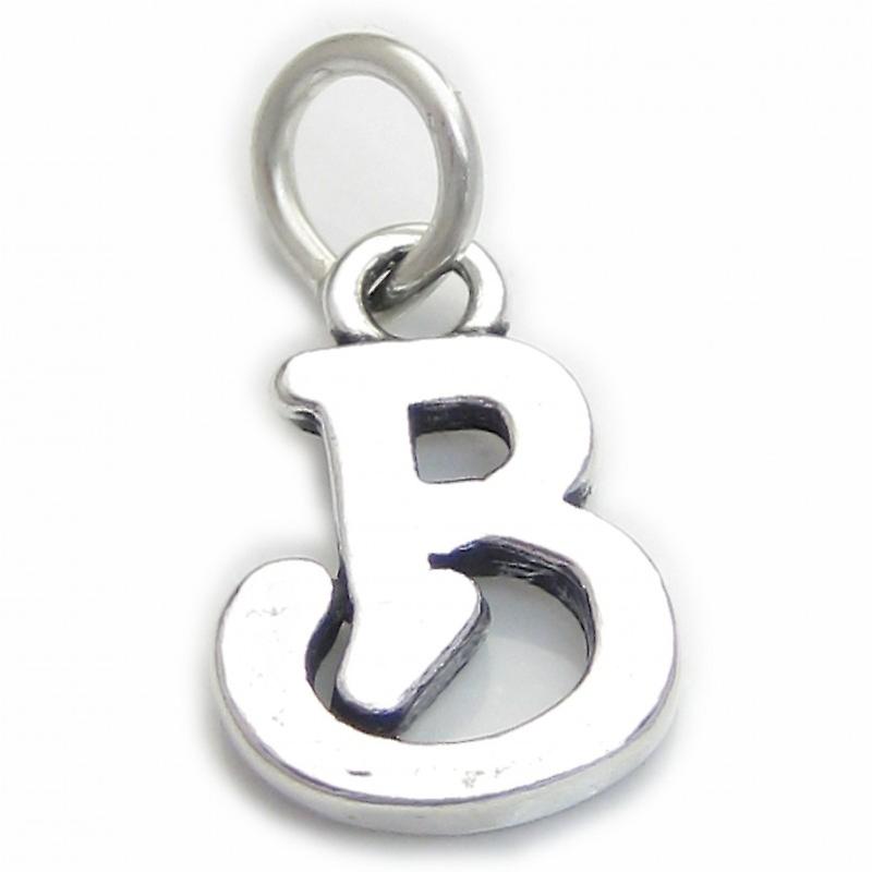 Silver Alphabet Letter Charms (1 Charm)