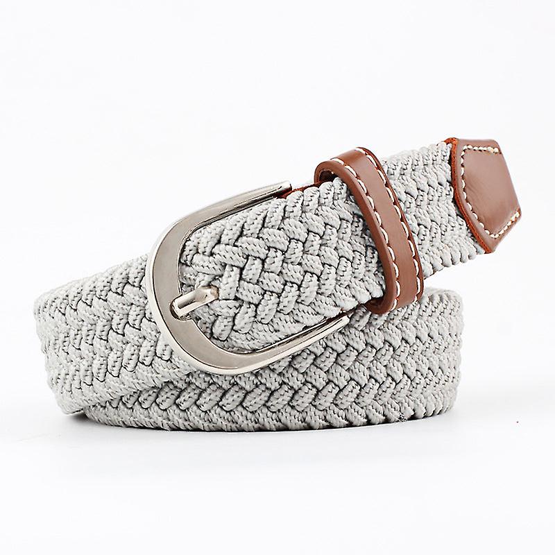Women Belts Unisex Canvas Belt Elastic Elastic Thin Belt Woven Canvas Belt For Young Students