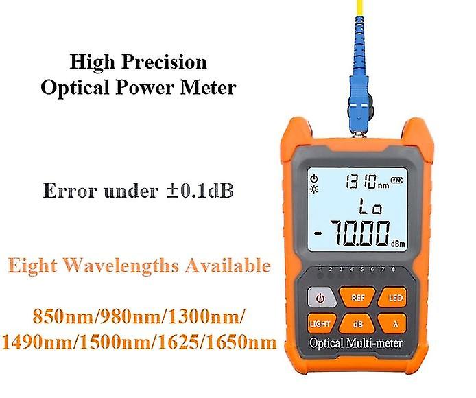 15 km mini all-in-one red light pen power meter rechargeable light attenuation tester-70~+6