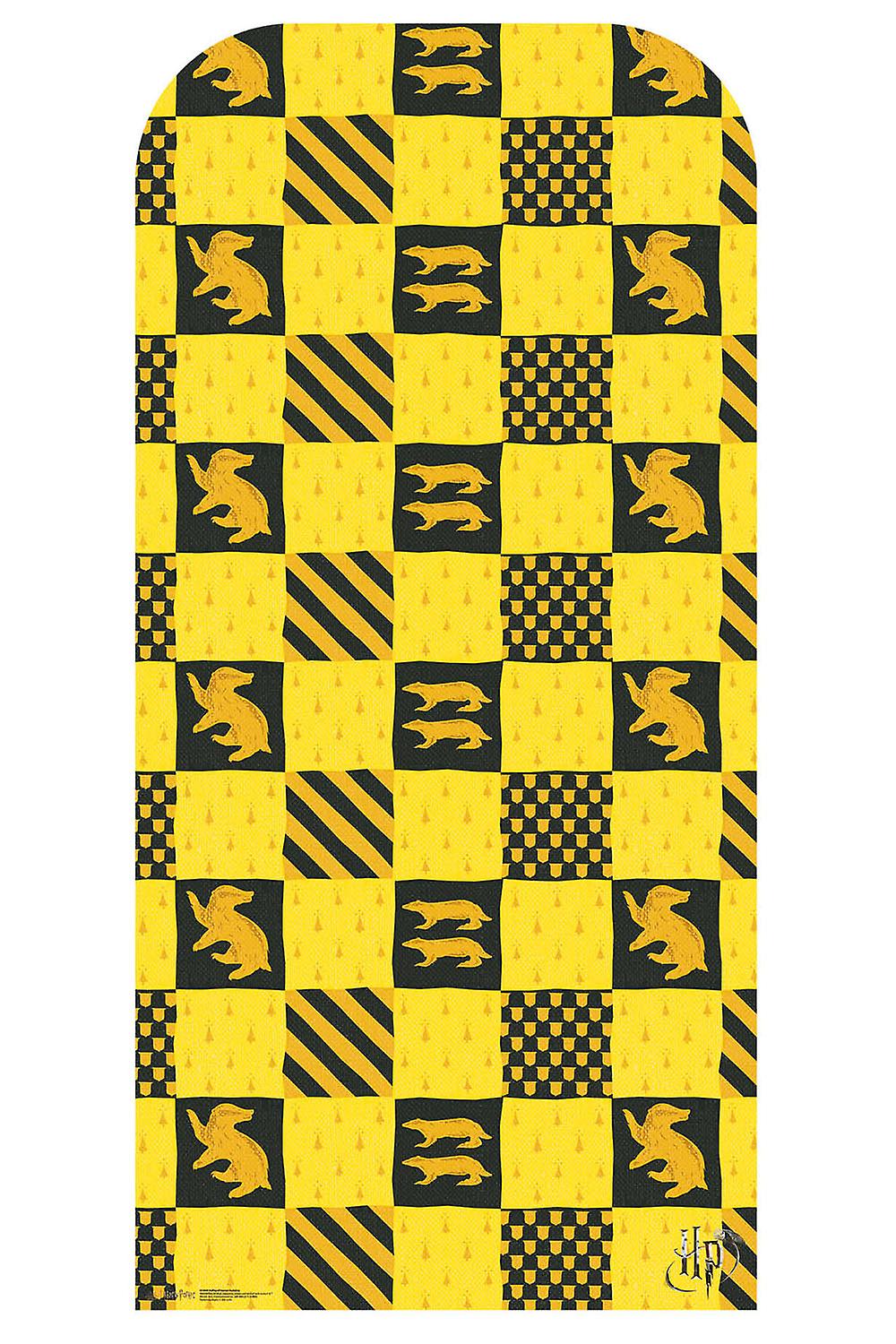 Hufflepuff Hogwarts House Cardboard Backdrop Official Harry Potter