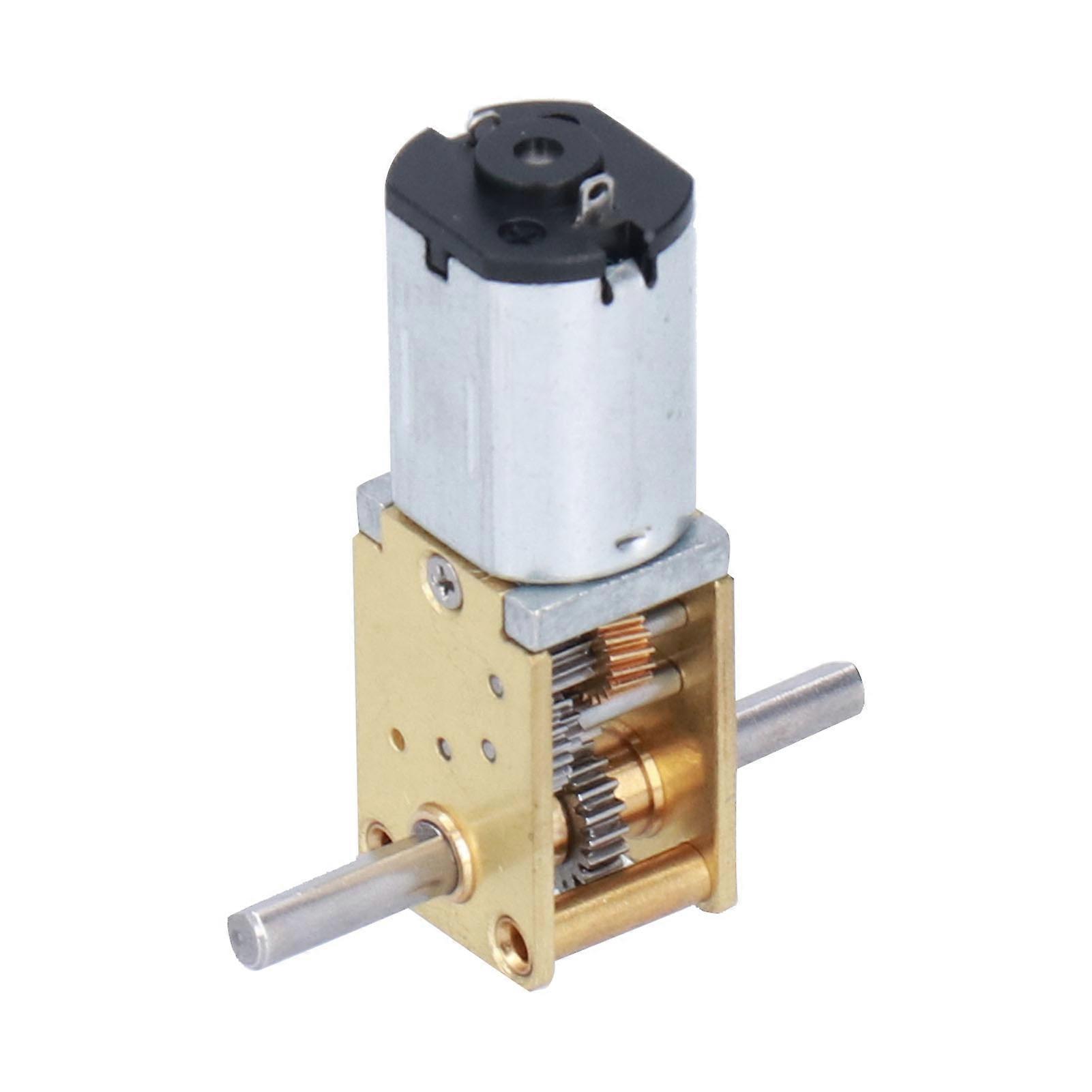 Jgyn20 Dc Speed Reduction Metal Motor Low Noise Mini Worm Gearwheel Motor For Diy Robot Toys(27rpm )