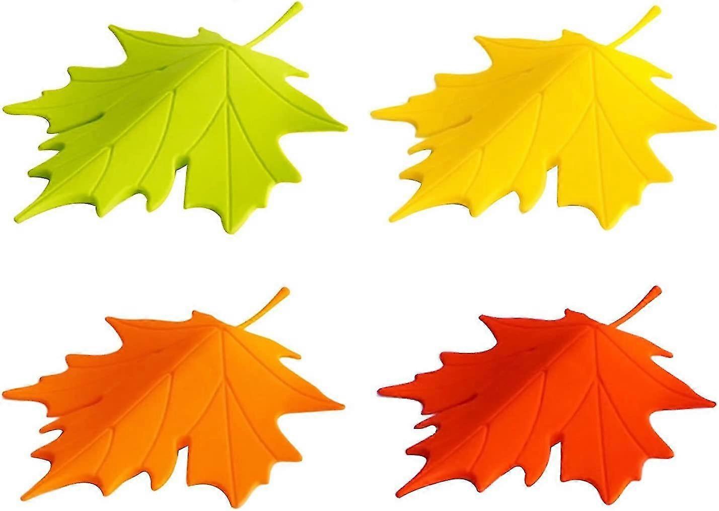 4pcs maple leaf door stop