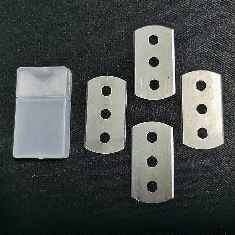 2Pcs Glass Scraper, Ceramic Hob Scraper,(with 10 blades)13*4.5cm