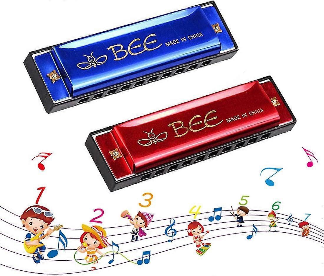 2 Pices Harmonica Enfant, Harmonica Diatonique, Harmonica 10 Trous H