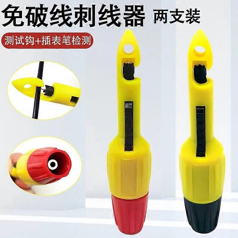 New!2 Pcs Auto Repair Puncture Line Tools, Circuit Maintenance Tools, Automotive Line Detectors, Puncture~free Line Detection ST1M775