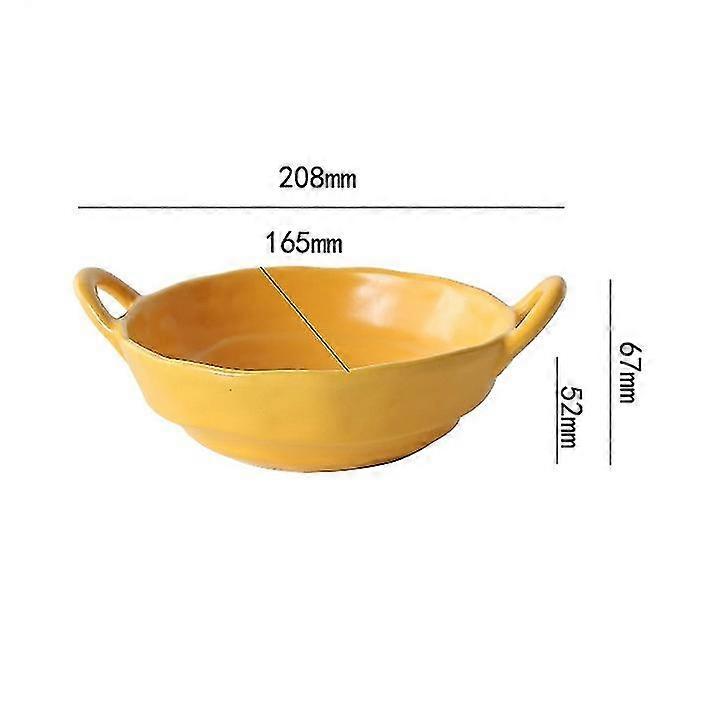 Simple Heat-insulating Ceramic Bowl Household Tableware