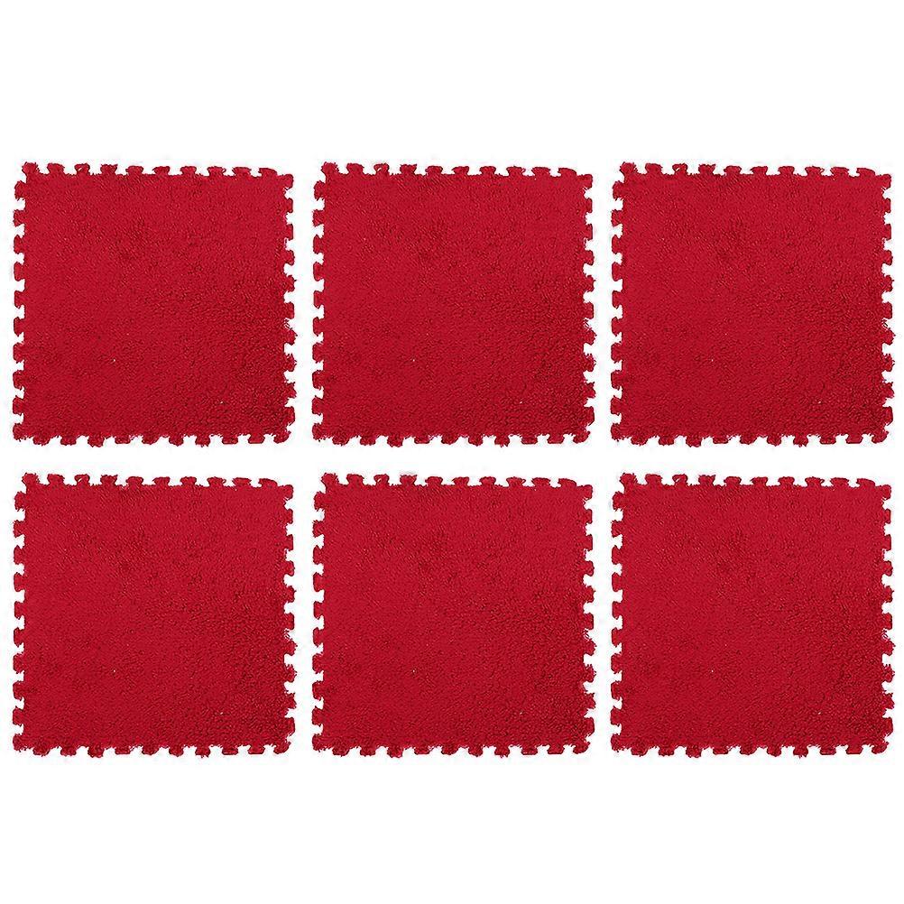 6Pcs Household Flooring Tiles Multi-function Play Mats Replaceable Puzzle Cushions
