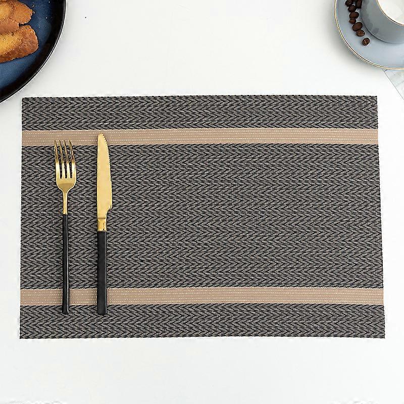 Miflame Set Of 4 Pvc Placemat For Dining Table Mat Set Linens Place Mat Accessories Cup Wine Decorative Mat Placemats For Table