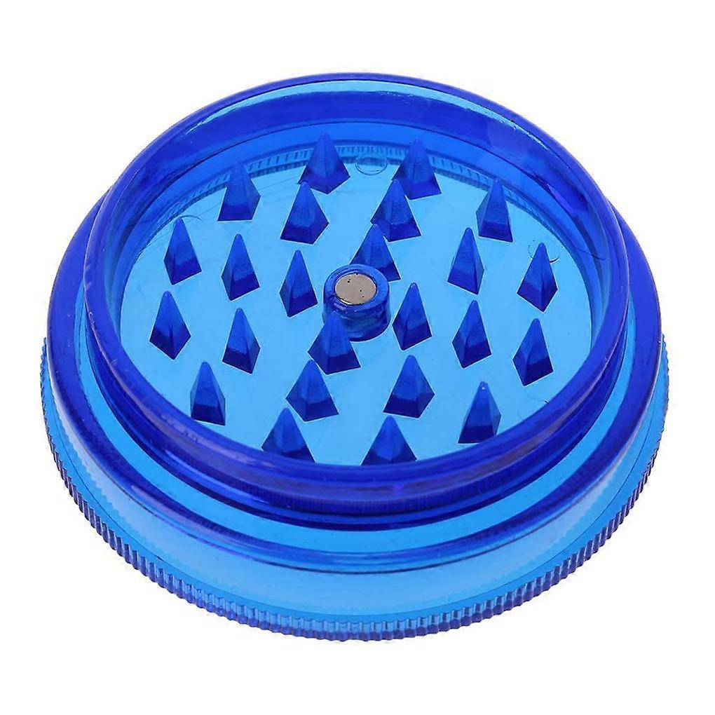 Double Layer Herb Smoke Grinder Plastic Manual Spice Crusher Mini Smoking Accessories