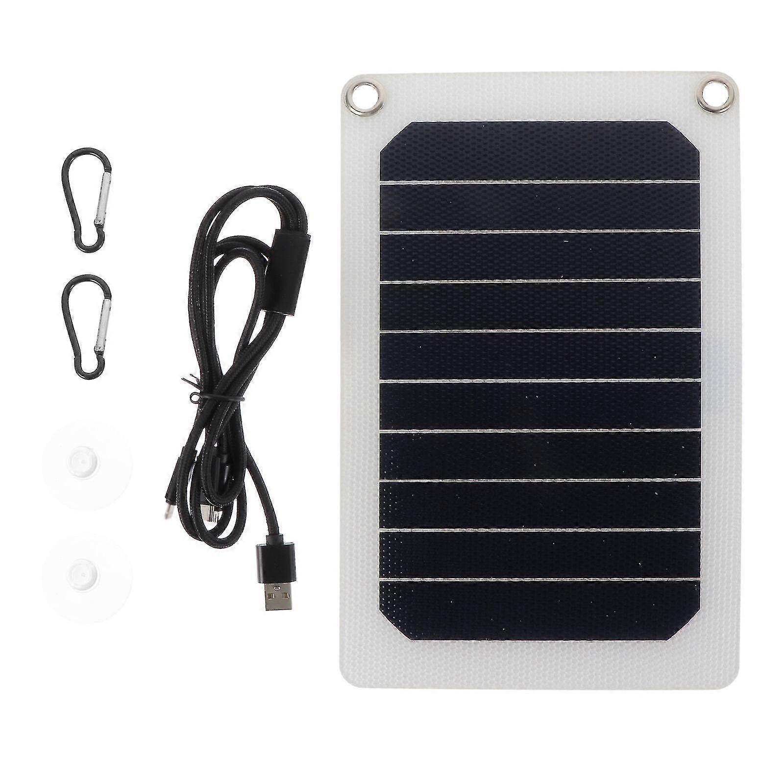 1 Set Emergency Solar Panel Waterproof Solar Power Panel Outdoor Solar Module