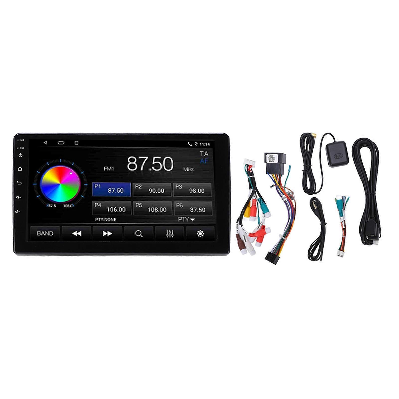 9in Car Navigation Dvd Cd Player Quad Core 2gb+32gb Bluetooth Hands Free For Android 10.0 Universal