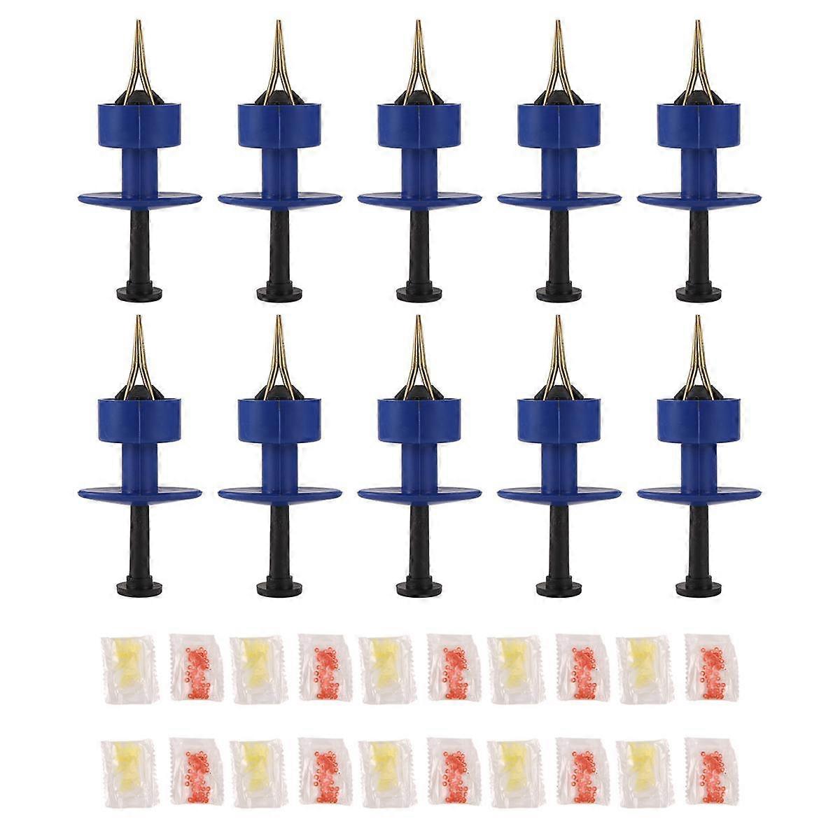 Roter Wurm Clip Köder Roter Wurm Köder Lebender Köder Bundler Angelausrüstung Angelzubehör (zufällige Farben)