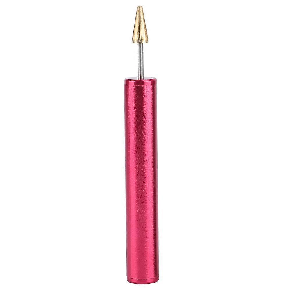 Δερμάτινο DIY Craft Top Edge Dye Roller Oil Pen Applicator Belt Strap Finisher Tool (Κόκκινο)