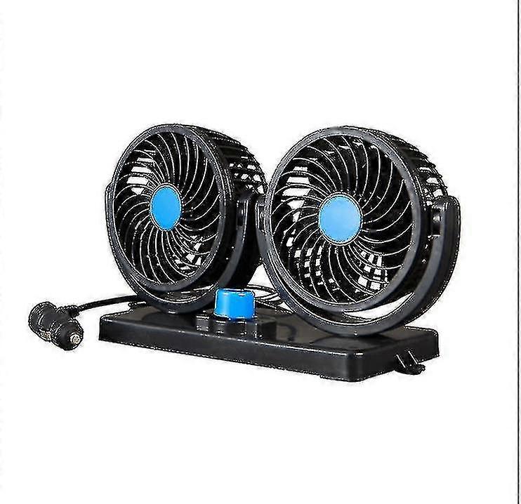 Dww-24v Car Fans, Xool Cooling Air Fan Powerful Dashboard Electric Car Fan Cigarette Lighter Low Noi