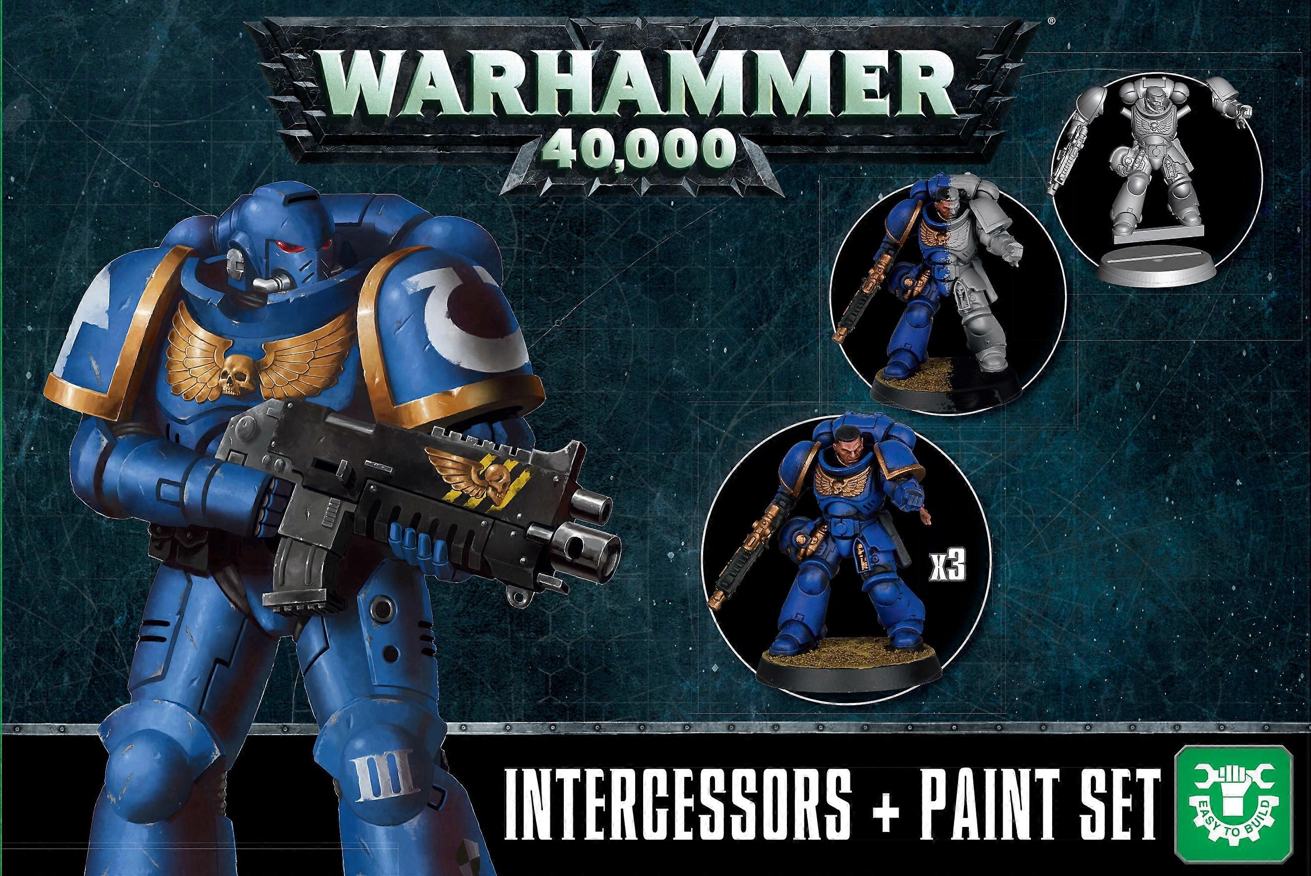 Warhammer 40,000: Intercessors & Paint Set