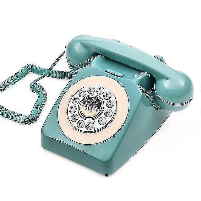 最高のデザインのヨーロッパのアンティークヴィンテージ電話コード付き電話オールドアメリカンレトロホーム固定電話P