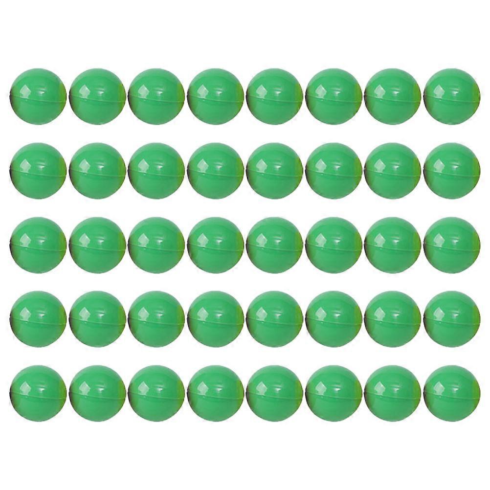50pcs Lottery Balls Sphere Game Balls Entertainment Openable Balls Activity Lottery Balls Green