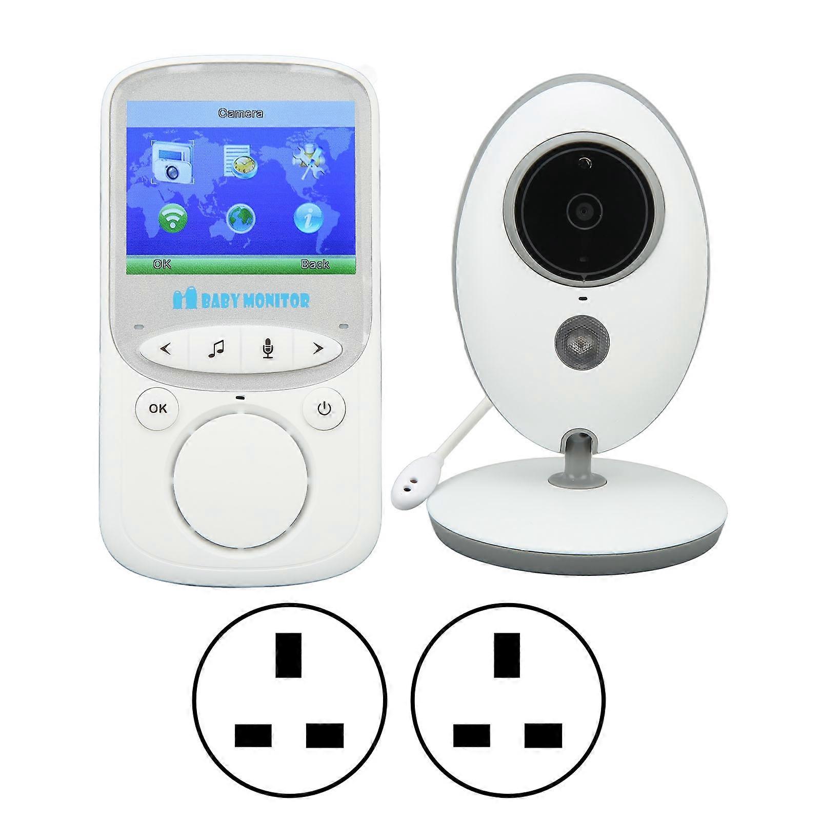 Wireless Baby Monitor 2.4in Remote Video Bidirectional Intercom Baby Camera Monitor for Home 100240V