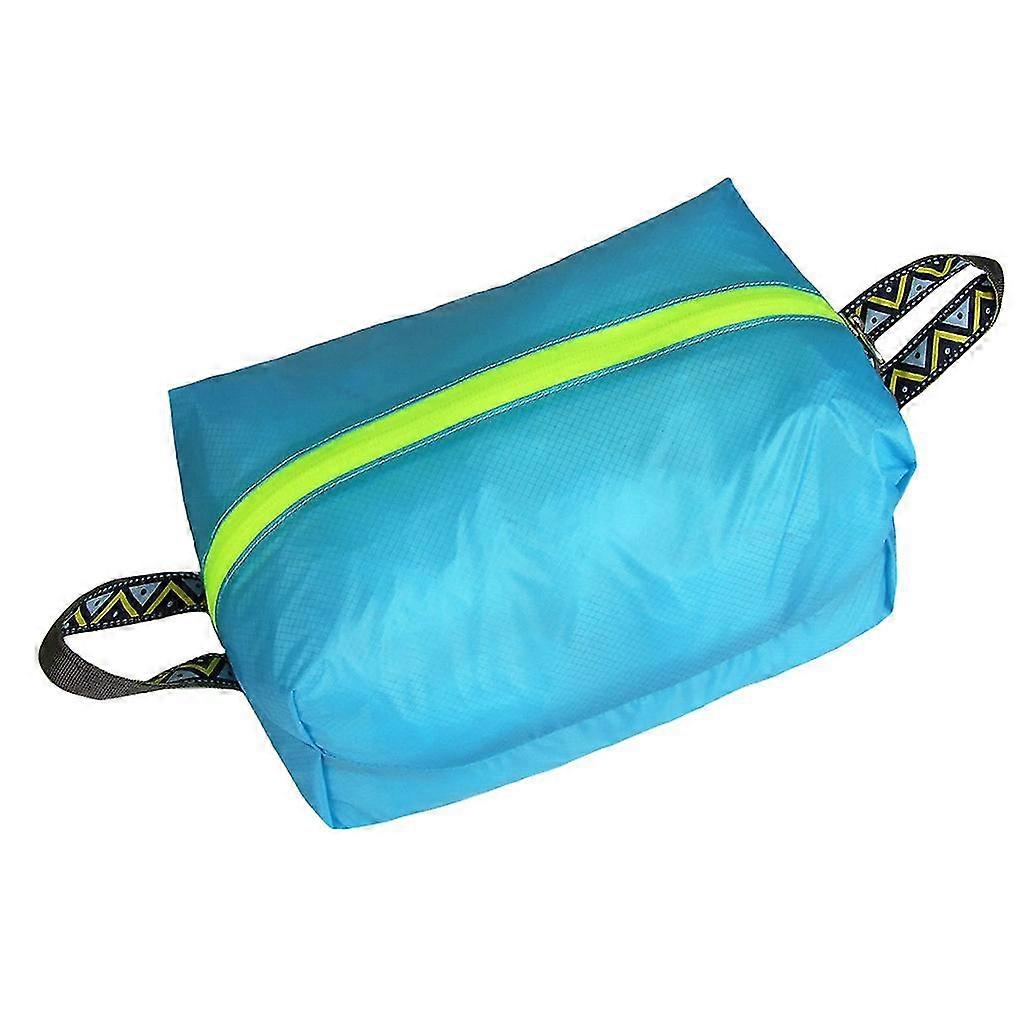 Ultralight Portable Waterproof Shoe Bag Multi-function Outdoor(2pcs-blue+orange)