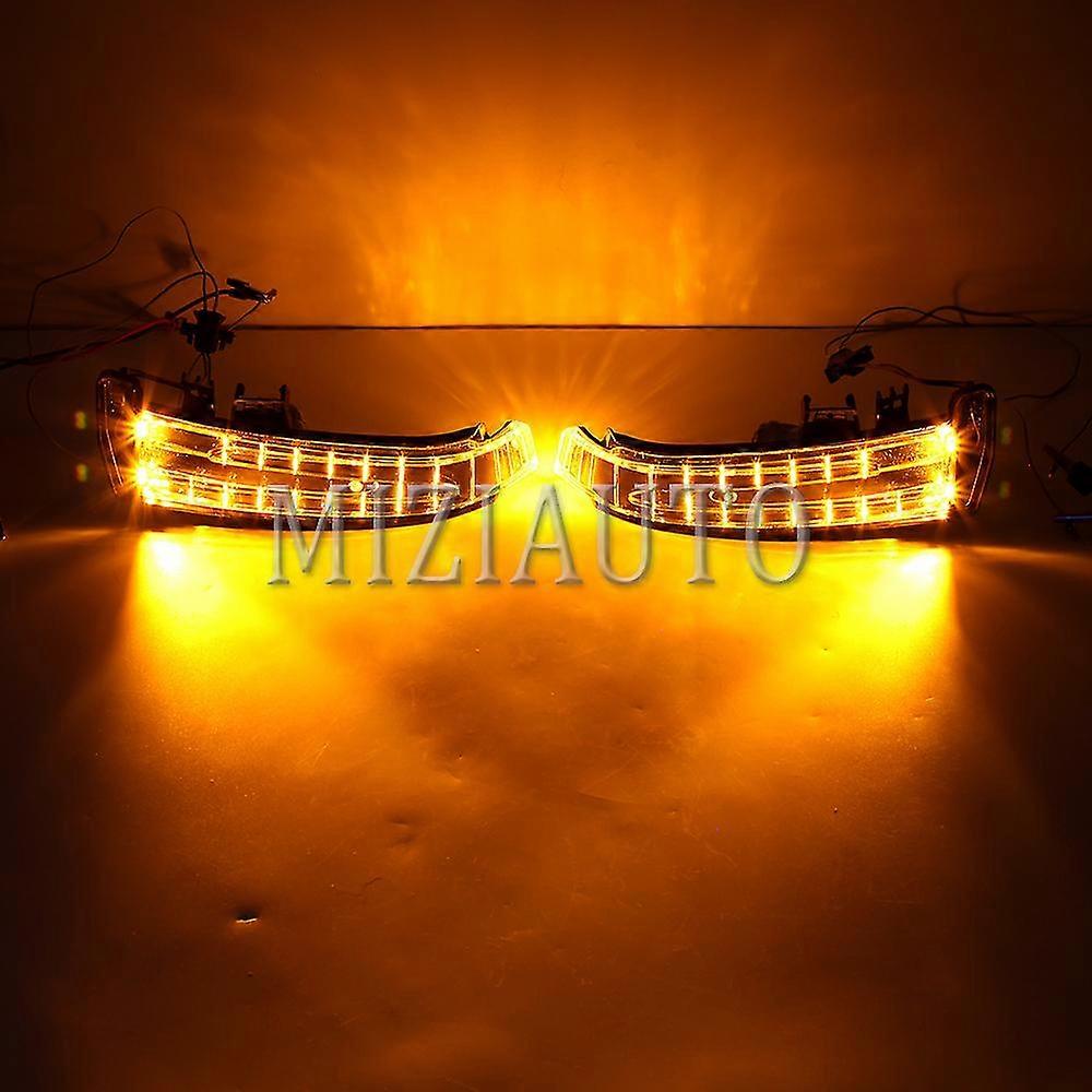 Pair LED Wing Mirror Indicator Turn Signal Light For Mercedes W204 W212 W221 Uk