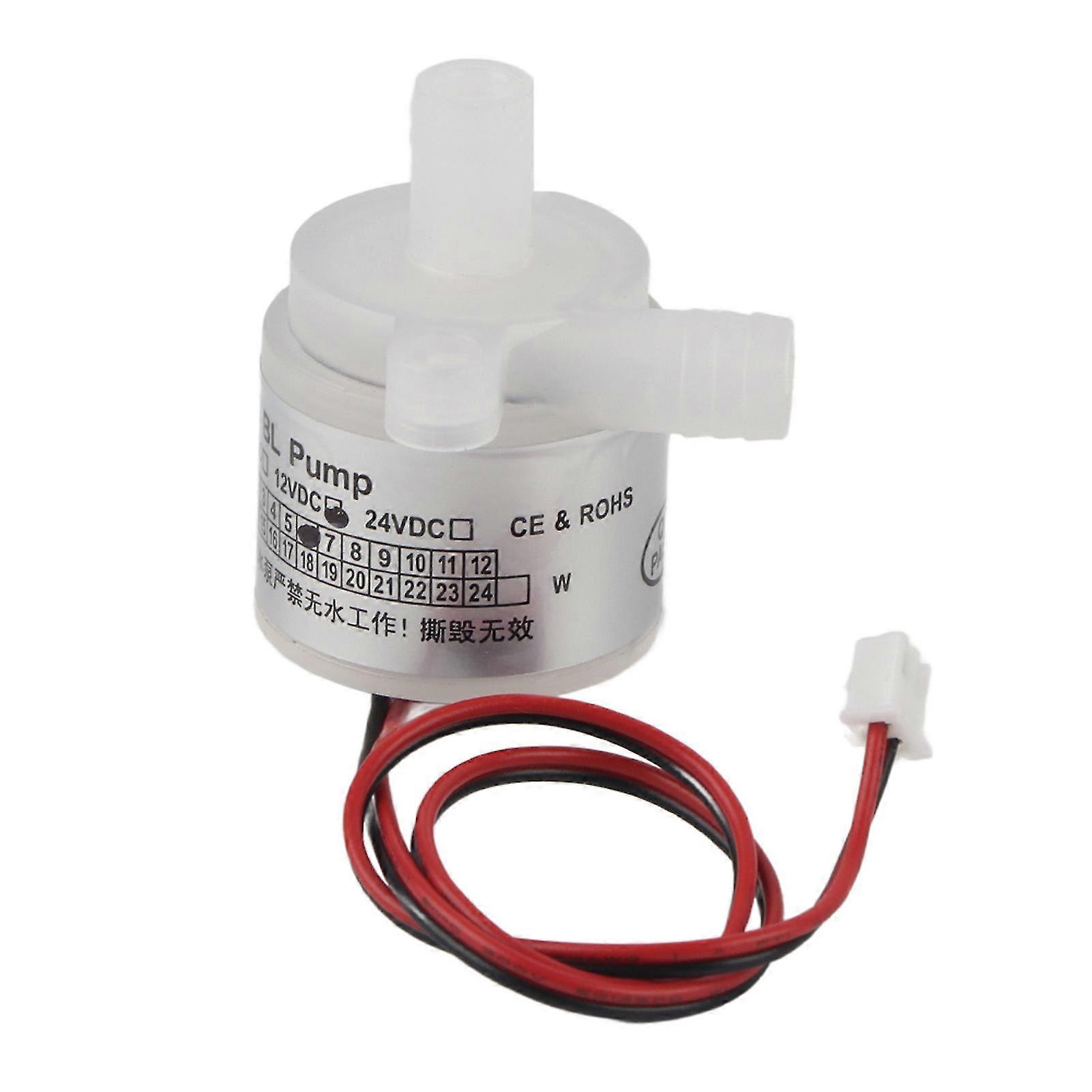 Brushless Water Pump,1 pcs White Mini DC Water Pump Water Pump Optimal Efficiency