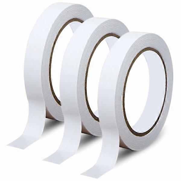 3-roll double-sided set Solid tape for office work, 8m