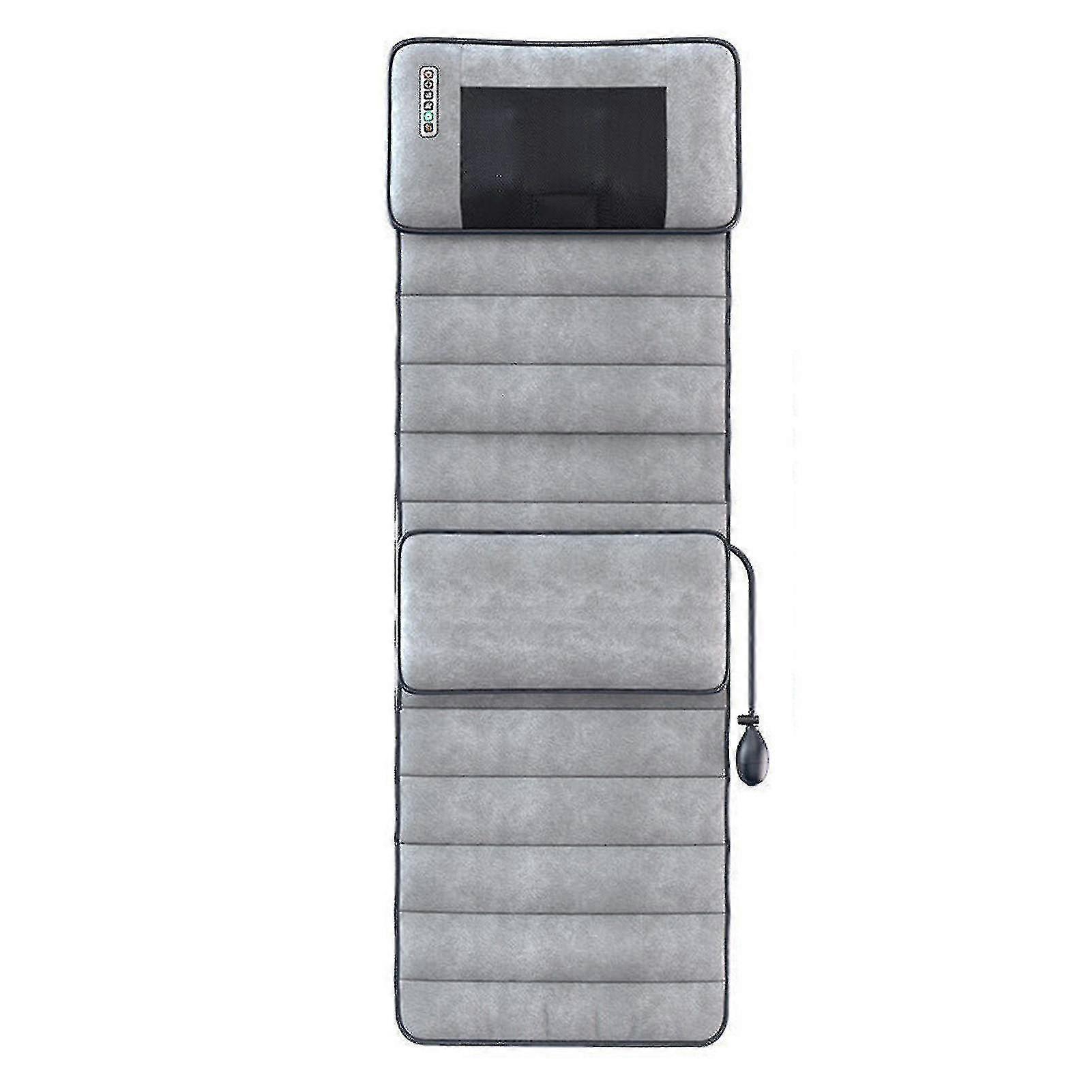 Massage Mat With 9 Modes 9 Gears Adjustable Heating Pad For Sitting Sleeping Lying Electric Mat Massage Mattress Pad Full Body Massager Cushion Neck B