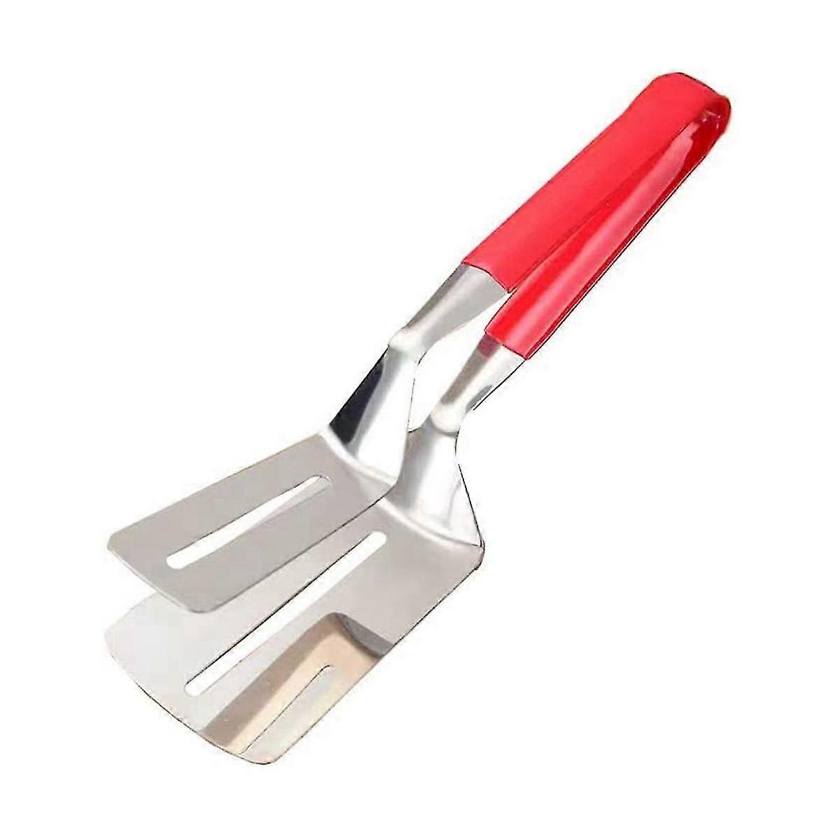 Anti-scald Double-sided Tongs, Multi-functional Stainless Steel Food Flip Shovel Clip, Used For Ste