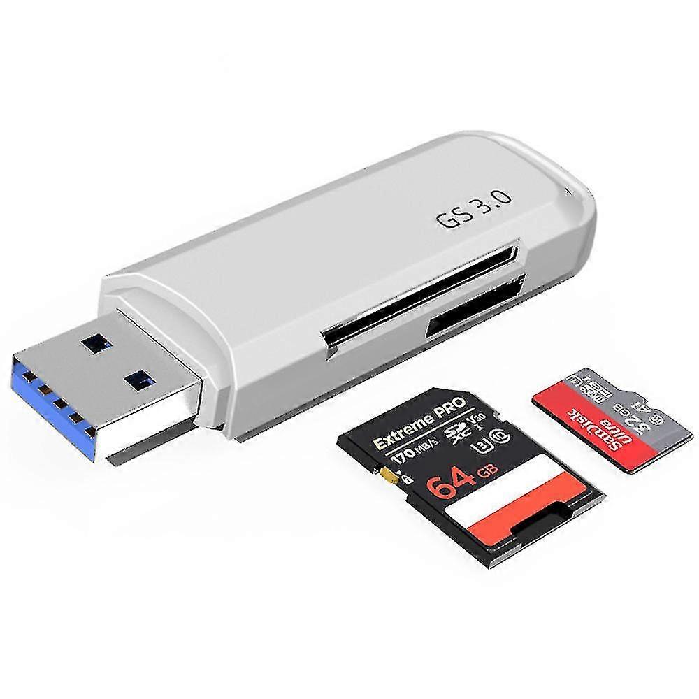 C307 Usb 3.0 Portable Card Reader For Sd, Sdhc, Sdxc, Microsd, Microsdhc, Microsdxc, With Advanced All-in-one Design