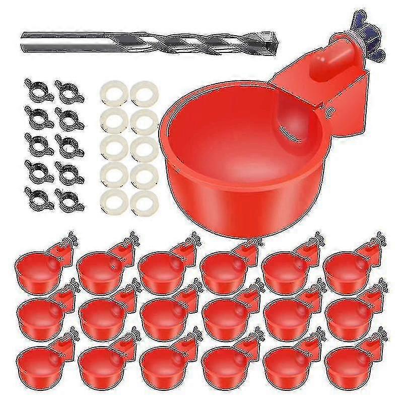 16 Pack Automatic Chicken Waterer S Poultry Waterers Poultry Water Feeder Chicken Water S Wit J