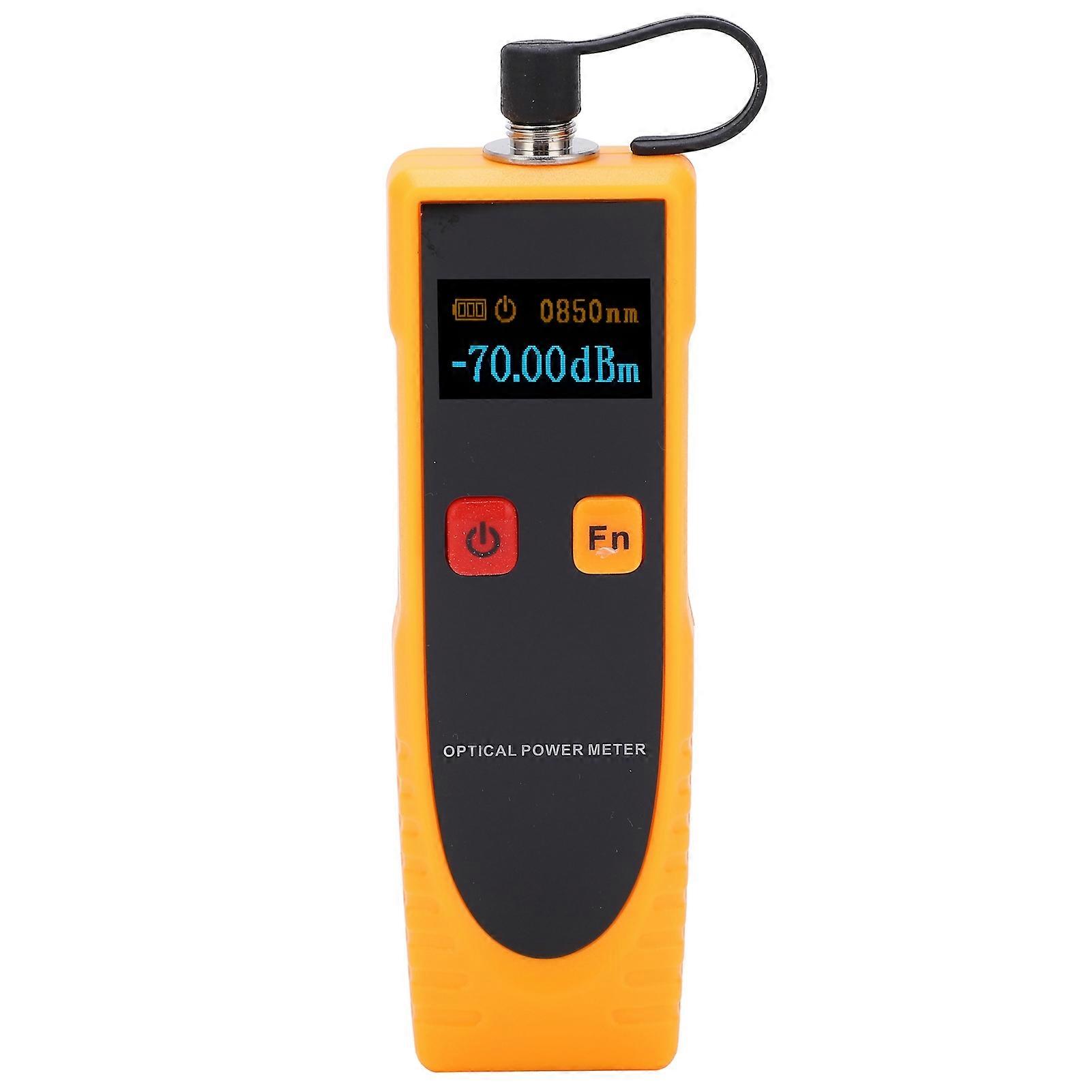 GM65 Optical Power Meter Red Light MultiWavelength Selection Optical Fiber Portable Mini Optical Tester